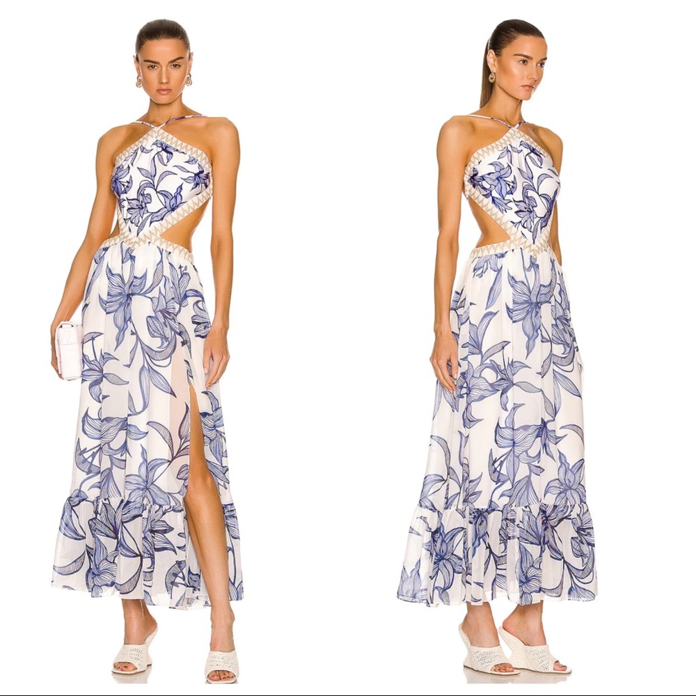 PatBO Stargazer Halter Neck Beach Dress